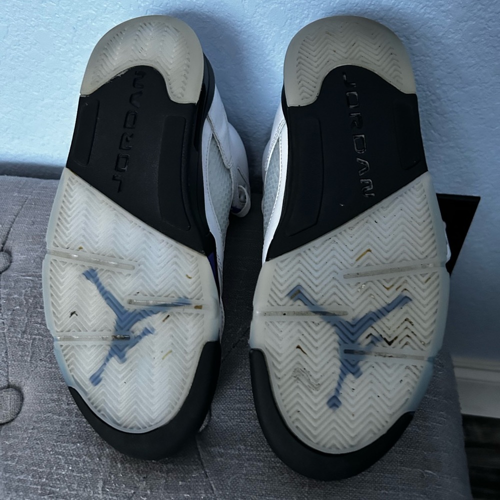 Men's White and Black Sneakers